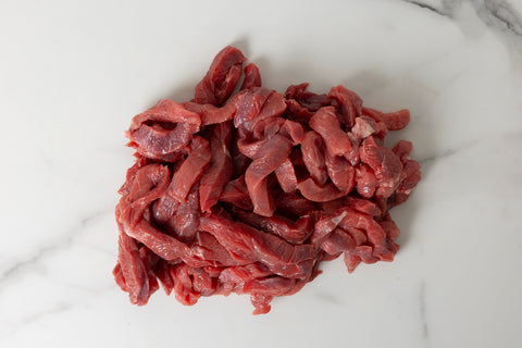 Beef stir fry strips