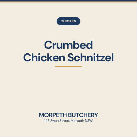 Crumbed Chicken Schnitzel — Morpeth Butchery