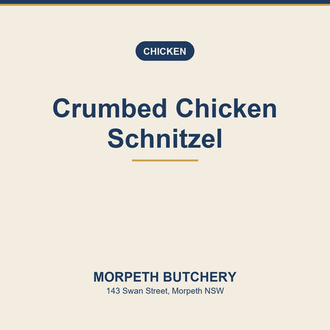 Crumbed Chicken Schnitzel — Morpeth Butchery