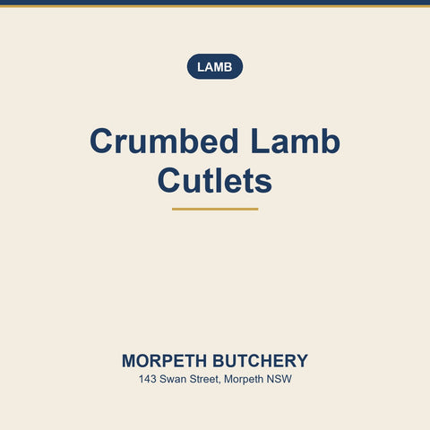 Crumbed Lamb Cutlets — Morpeth Butchery