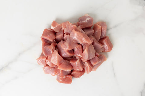 diced pork