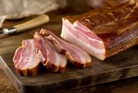 House-cured Morpeth bacon