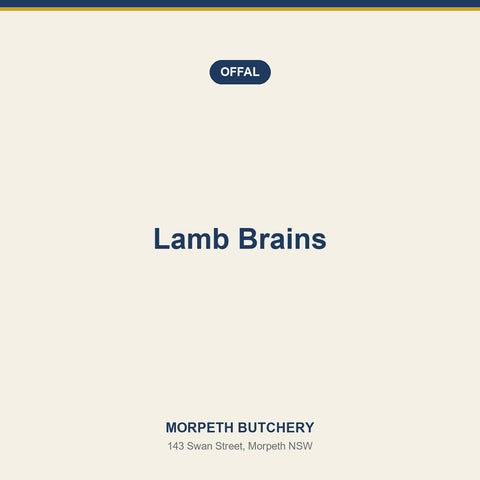 Lamb Brains — Morpeth Butchery