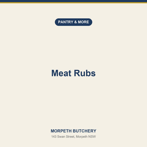 Meat Rubs — Morpeth Butchery