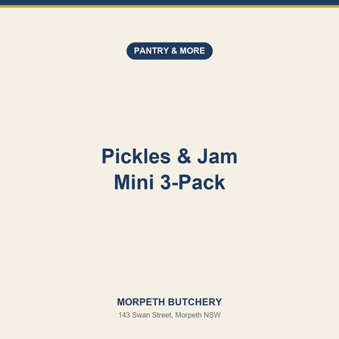 Pickles & Jam Mini 3-Pack — Morpeth Butchery